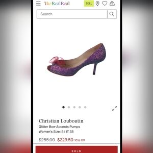 Christian Louboutin Glitter 38